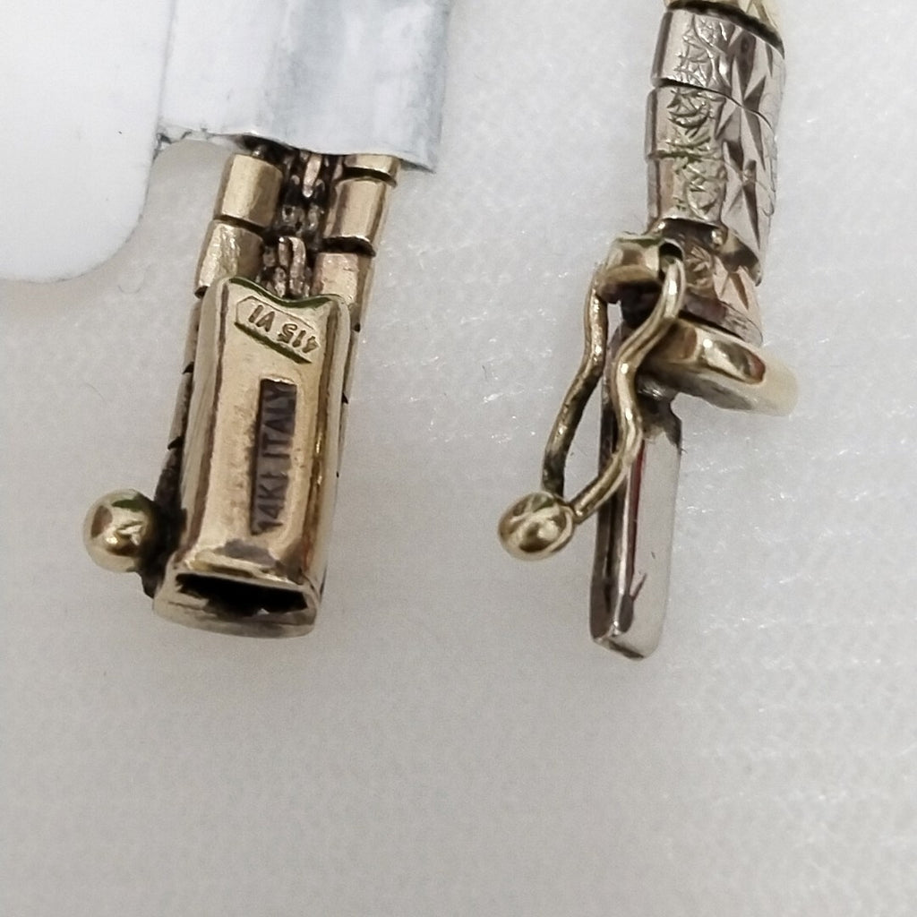 PULSERA ORO,ORO COMBINADO 14 K 11,00 GRMS (SEMINUEVO)