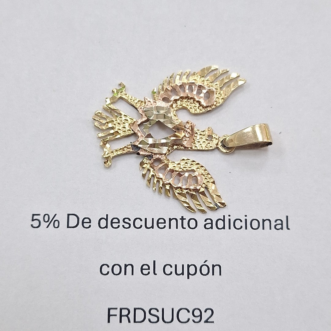 DIJE ORO COMBINADO 14 K 3,80 GRMS (SEMINUEVO)