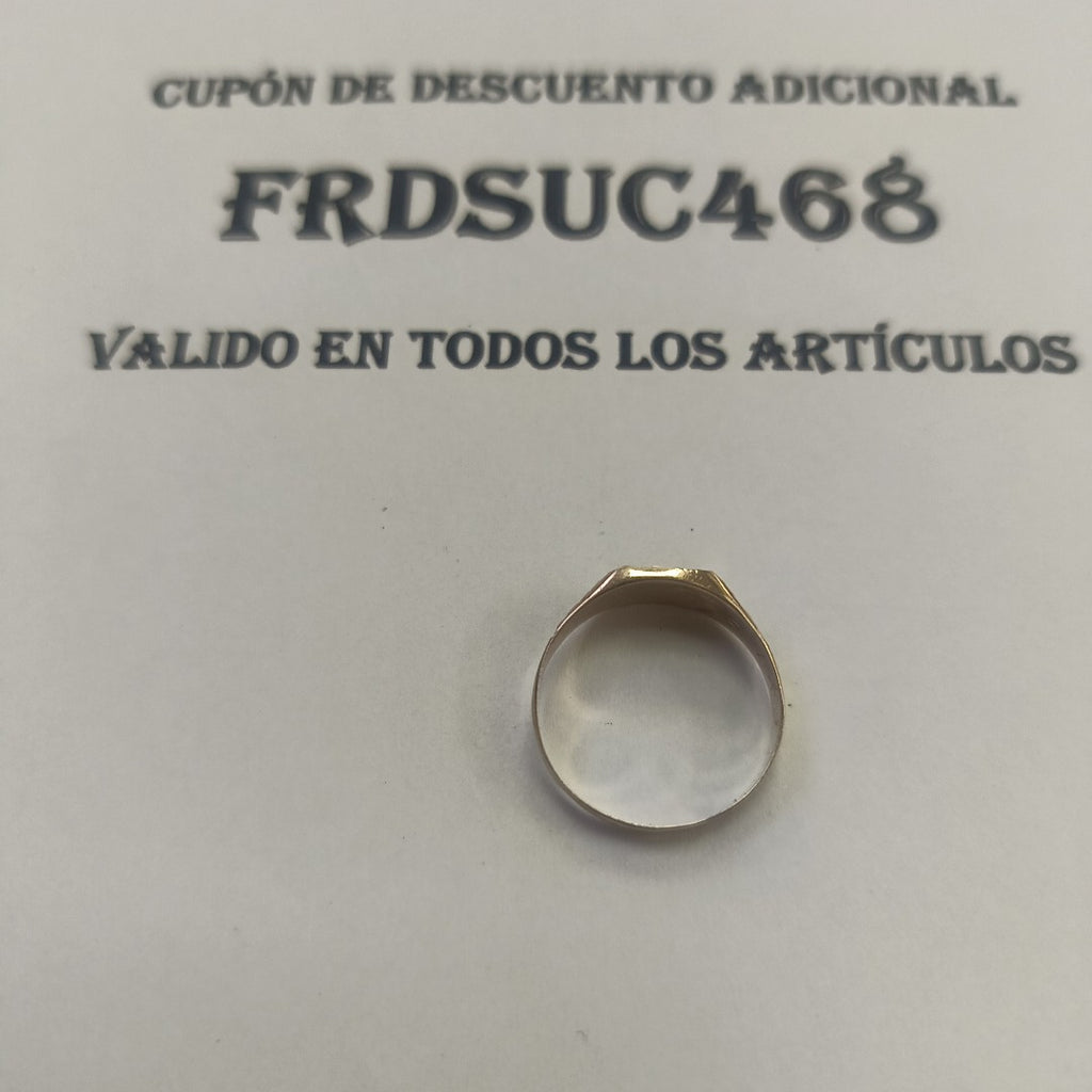 ANILLO DE GRADUACIÓN ORO 8 K 1,90 GRMS (SEMINUEVO)