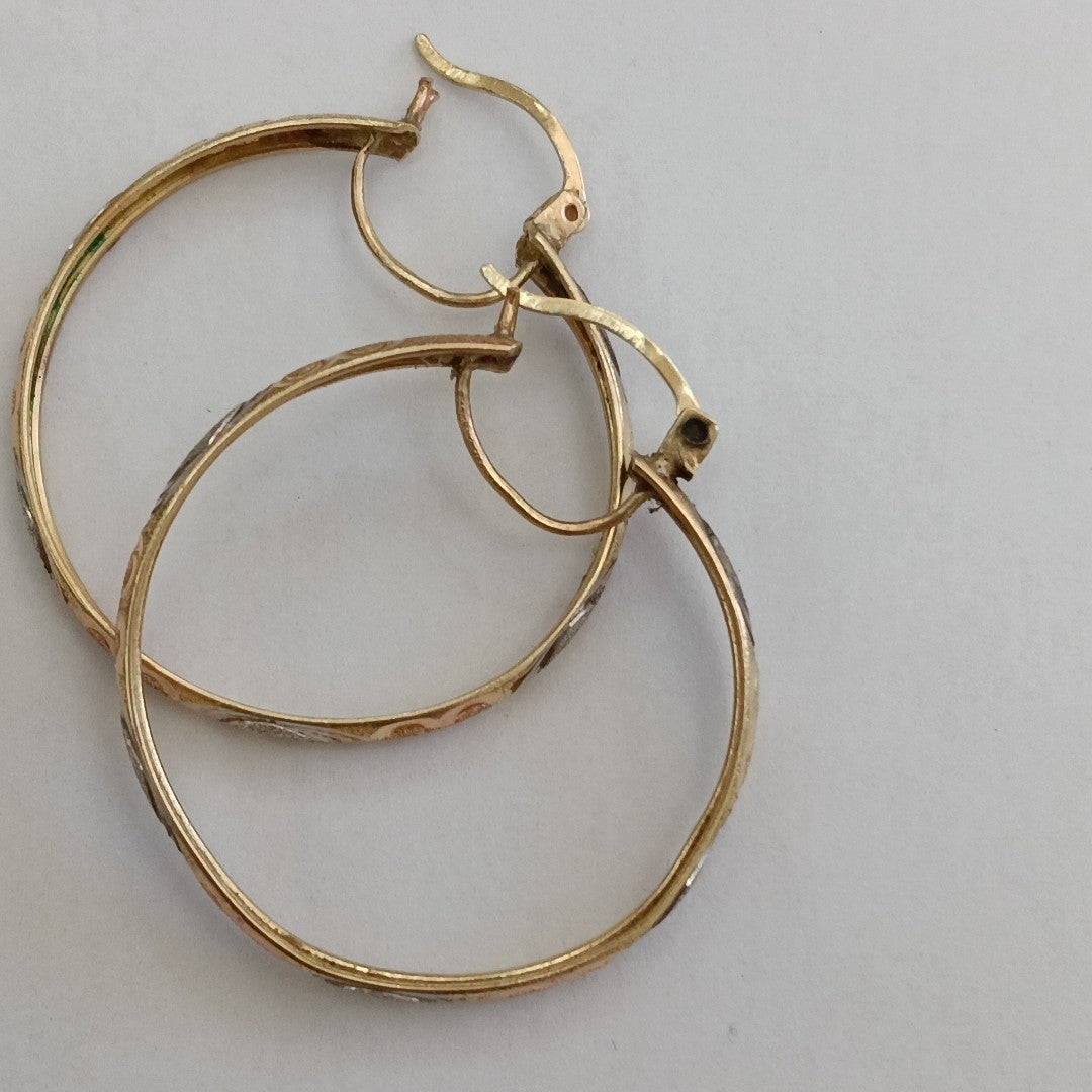 ARRACADAS PAR ORO 14 K 2,80 GRMS (SEMINUEVO)