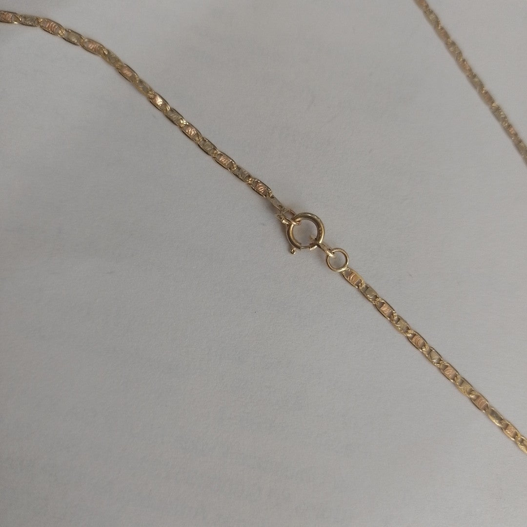 CADENA ORO, ORO COMBINADO 10 K 2.1 GRMS (SEMINUEVO)