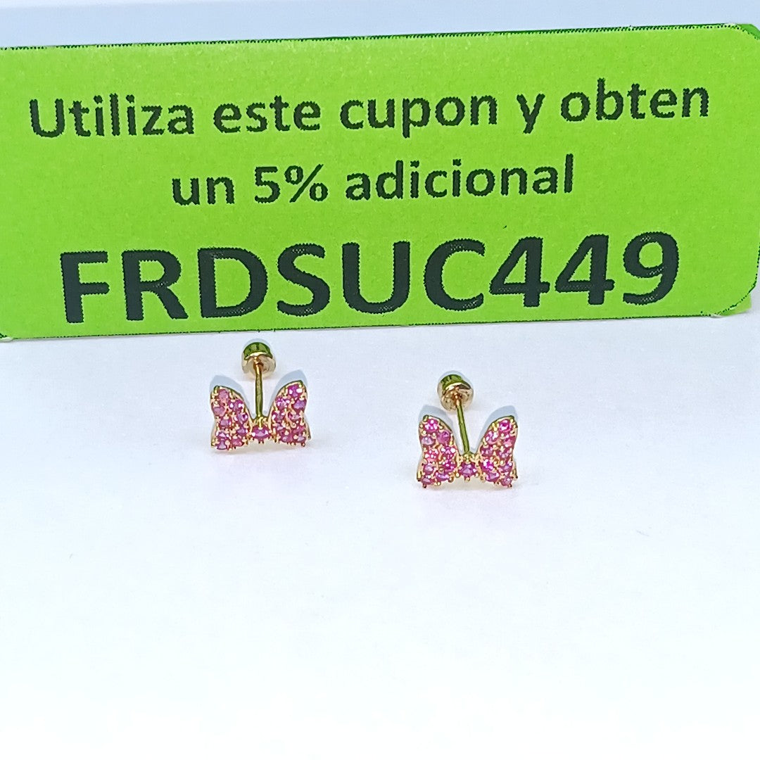 BROQUELES PAR ORO 10 K 0.4 GRMS (SEMINUEVO)