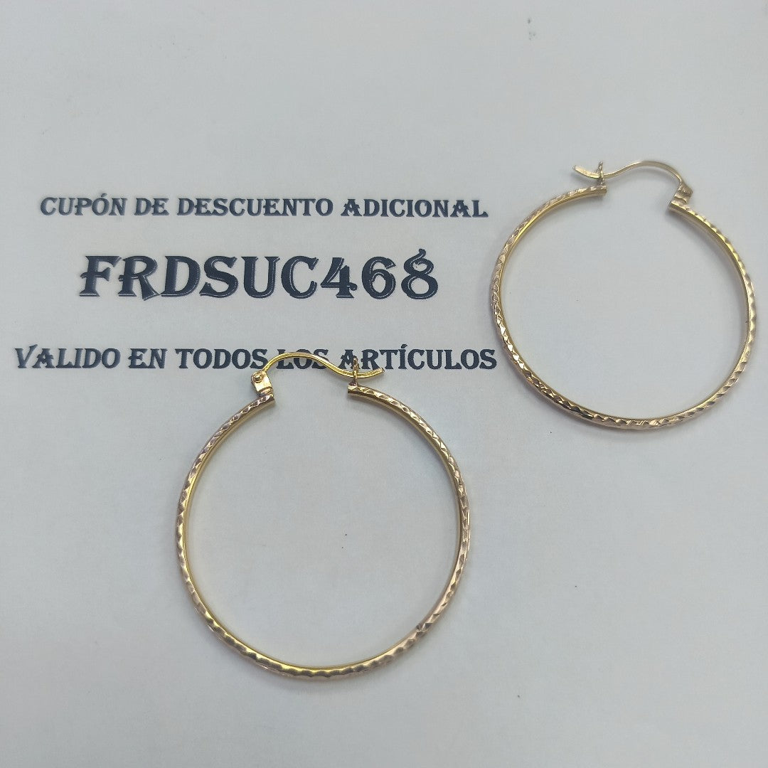 ARRACADAS PAR ORO 10 K 5,90 GRMS (SEMINUEVO)