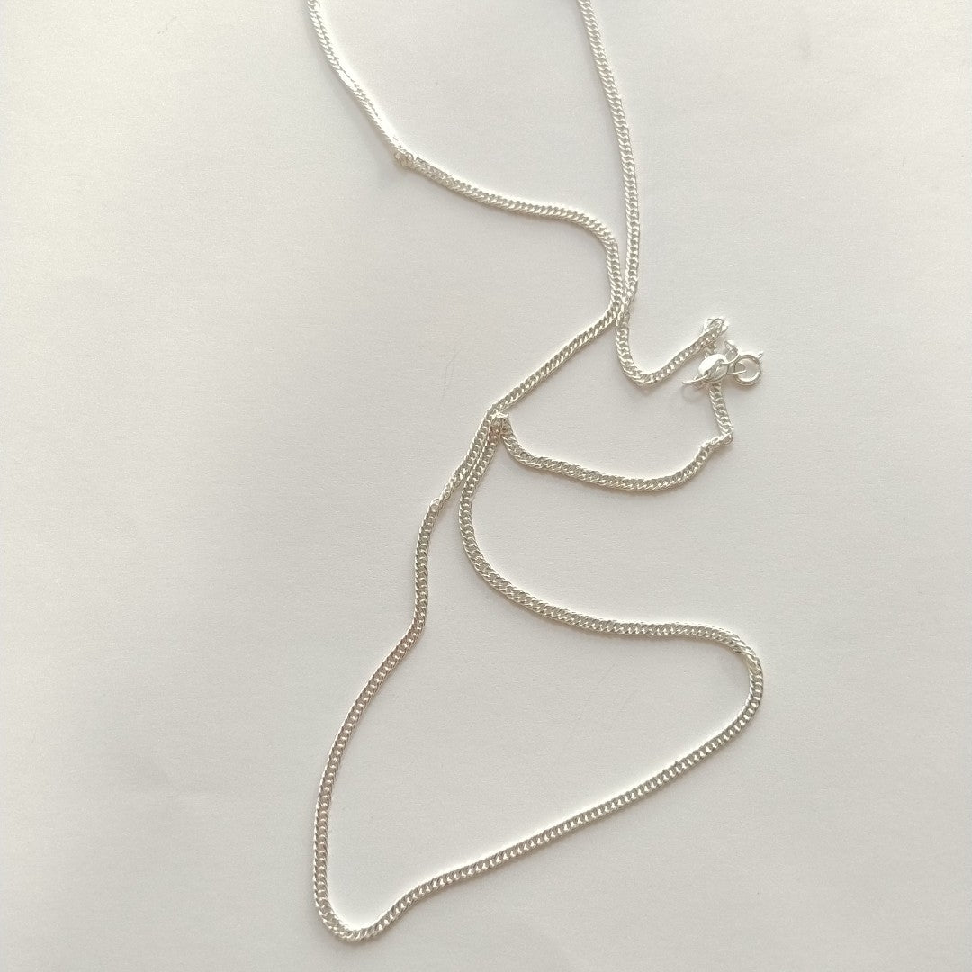 CADENA BARBADA PLATA .925 60 CM 4.82 GR (NUEVO)