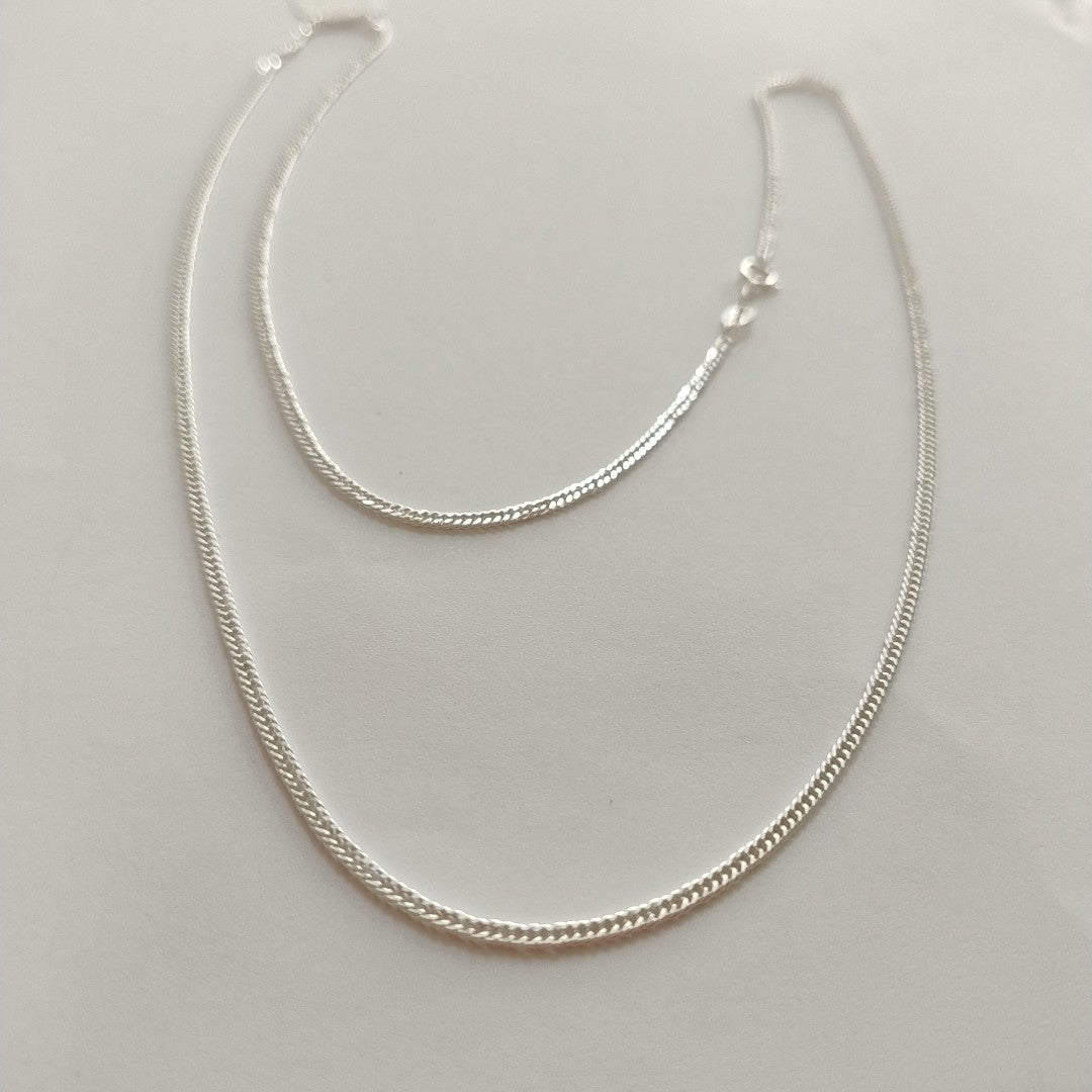CADENA BARBADA PLATA .925 60 CM 4.82 GR (NUEVO)