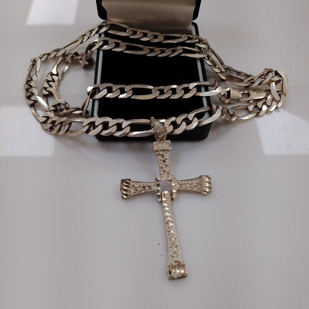 CADENA, CRUZ PLATA 61.2 GRMS (SEMINUEVO)