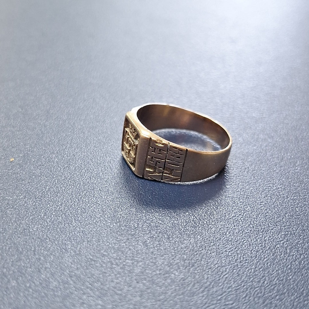 ANILLO DE GRADUACIÓN ORO 8 K 4,30 GRMS (SEMINUEVO)
