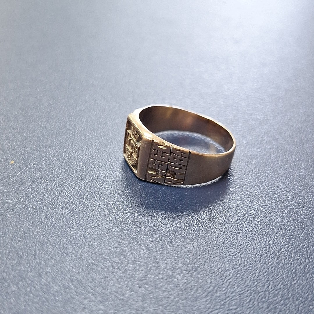 ANILLO DE GRADUACIÓN ORO 8 K 4,30 GRMS (SEMINUEVO)