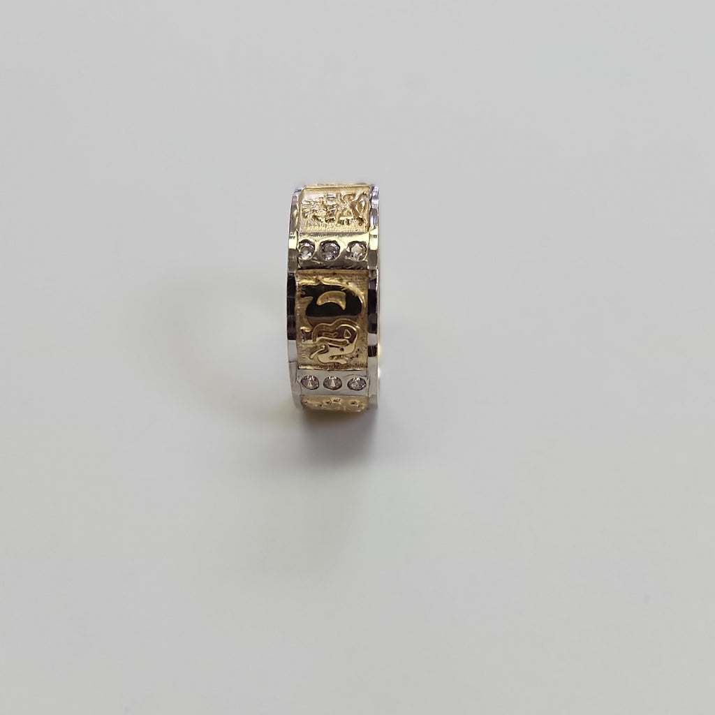 ARGOLLA DE LA SUERTE ORO 14 K 3.6 GRMS (SEMINUEVO)