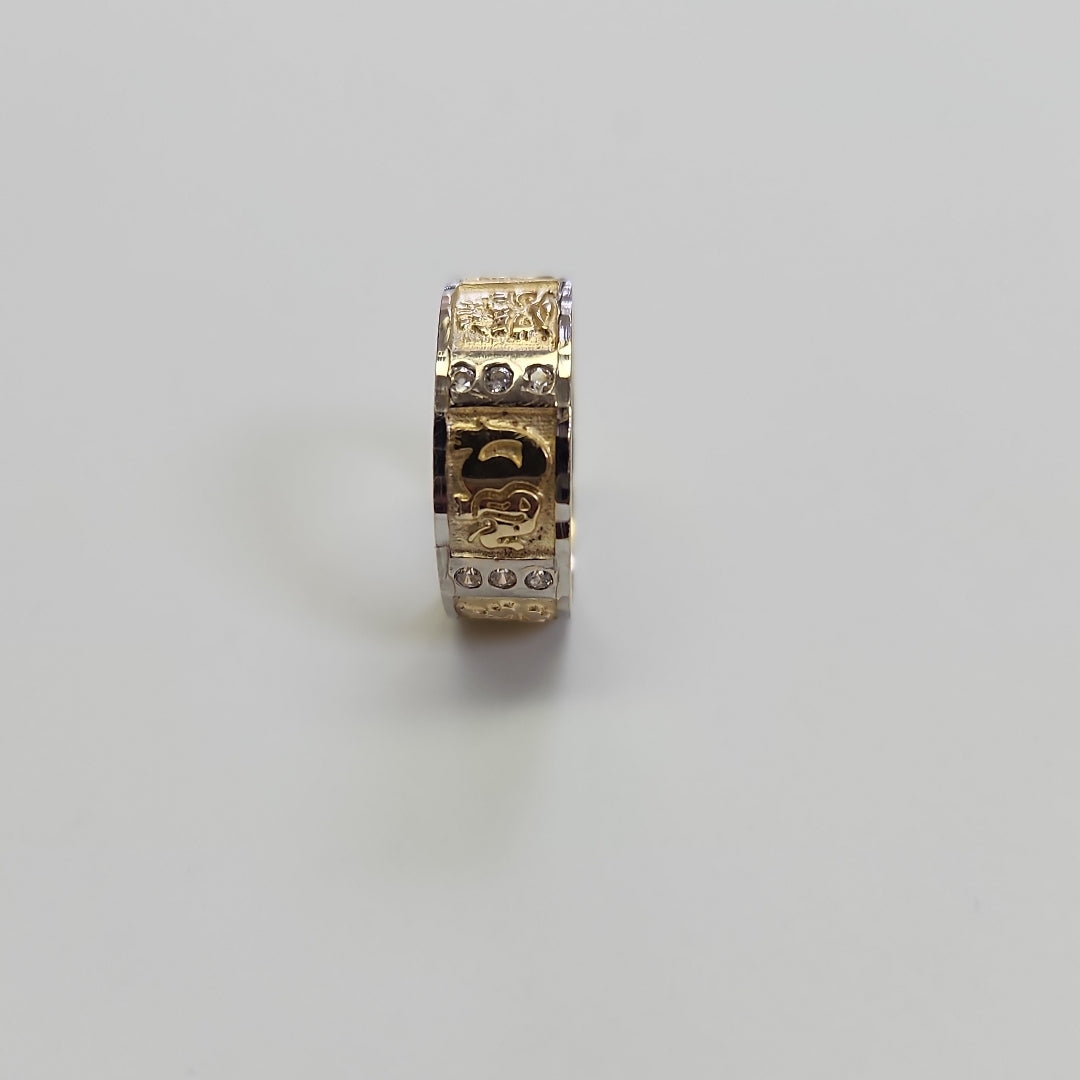 ARGOLLA DE LA SUERTE ORO 14 K 3.6 GRMS (SEMINUEVO)