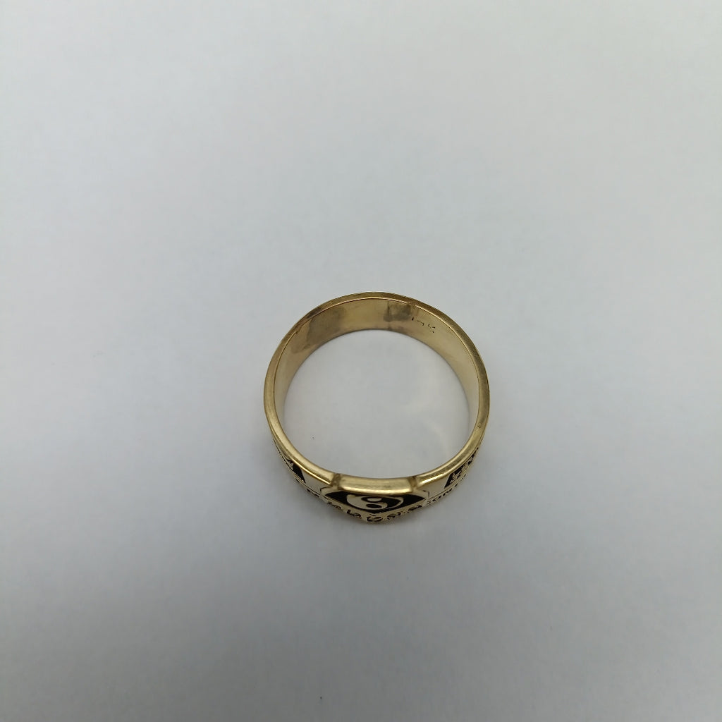 ANILLO DE GRADUACIÓN ORO 14 K 7.5 GRMS (SEMINUEVO)