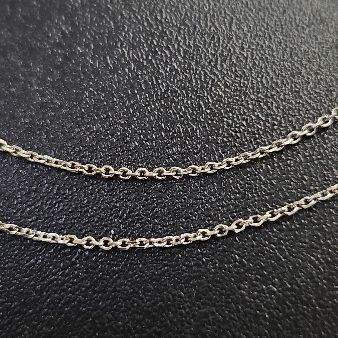 CADENA ORO BLANCO 14 K 1.4 GRMS (SEMINUEVO)