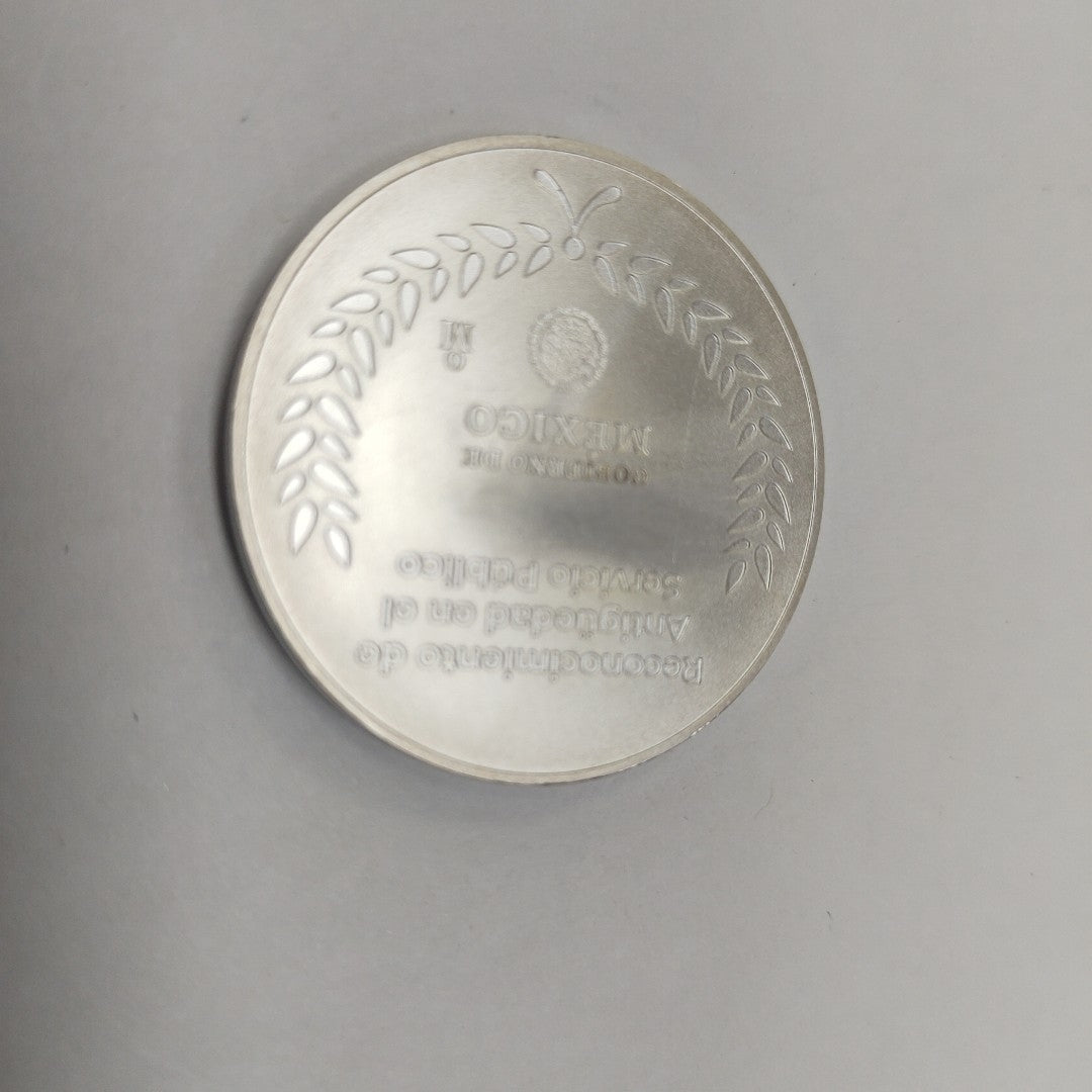 MEDALLA CONMEMORATIVA PLATA 28,00 GRMS (SEMINUEVO)