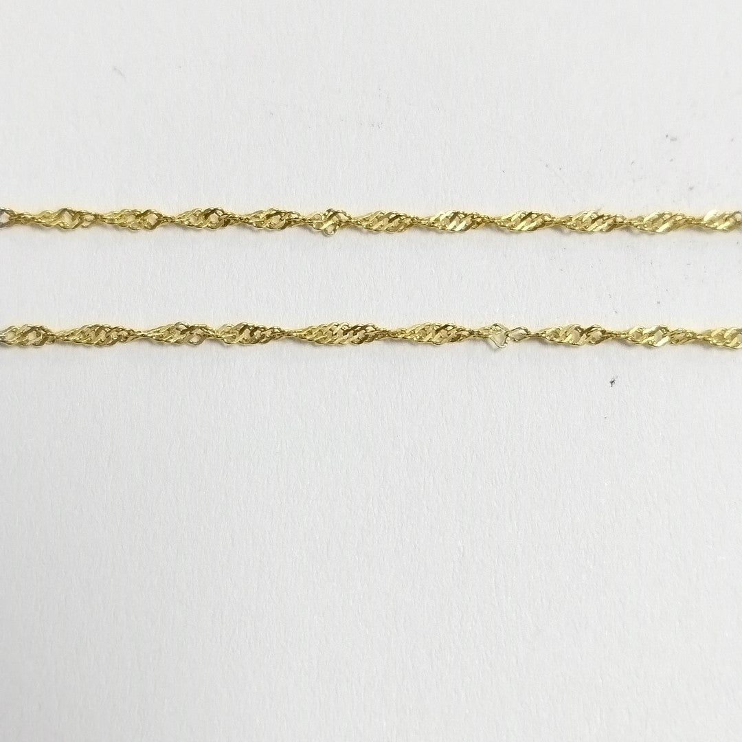 CADENA,CRUCIFIJO ORO 10 K 2,00 GRMS (SEMINUEVO)