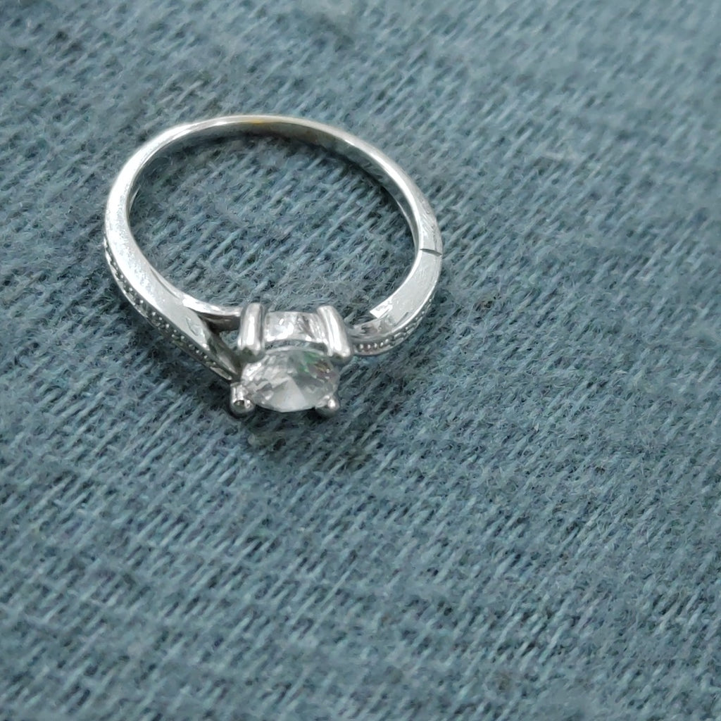 SOLITARIO ORO BLANCO 14 K 1,90 GRMS (SEMINUEVO)