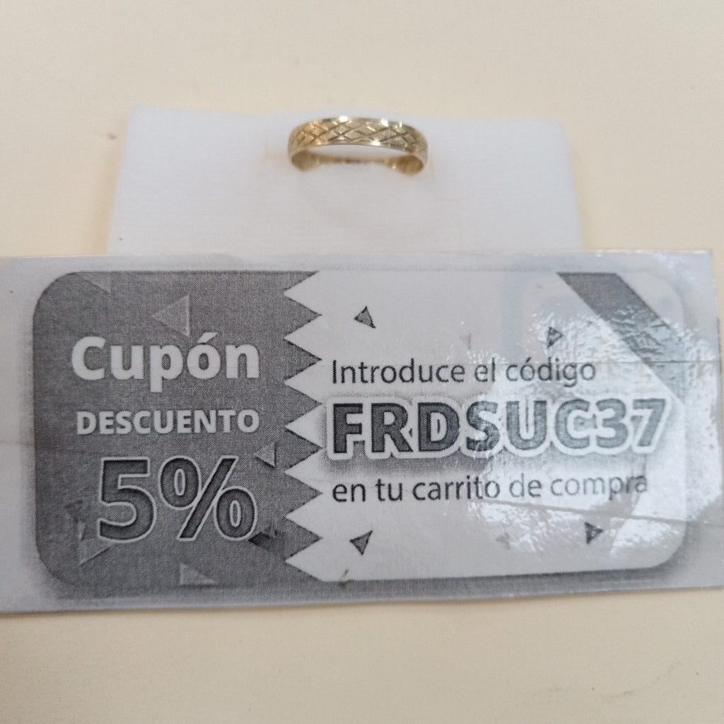 ARGOLLA ORO 10 K 1.5 GRMS (SEMINUEVO)