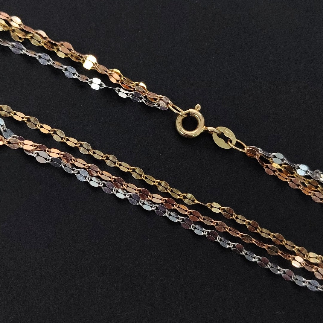 CADENA ORO 14 K 2.9 GRMS (SEMINUEVO)