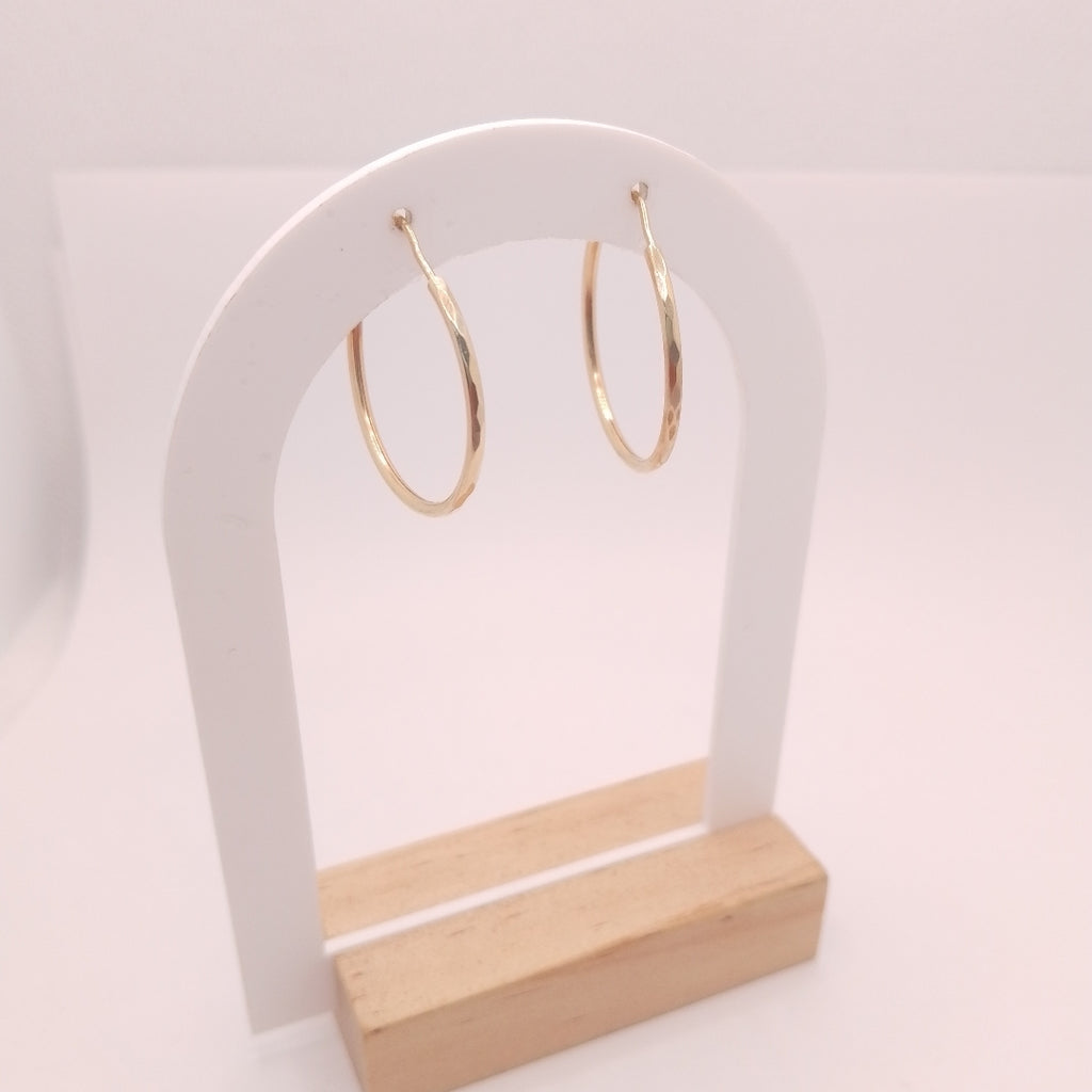 ARRACADAS PAR ORO 14 K 1.9 GRMS (SEMINUEVO)