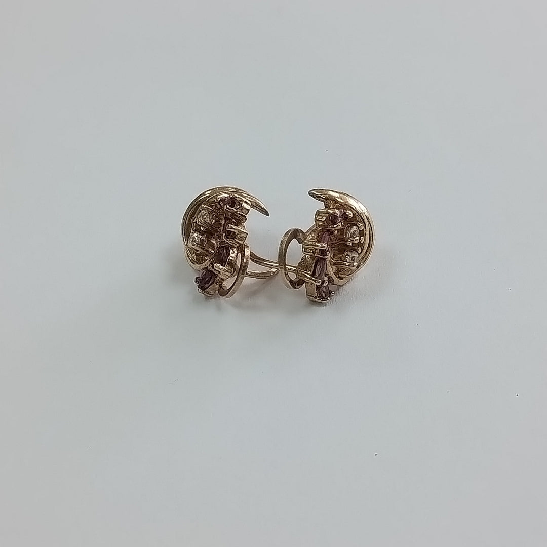 ARETES PAR ORO 14 K 6,10 GRMS (SEMINUEVO)