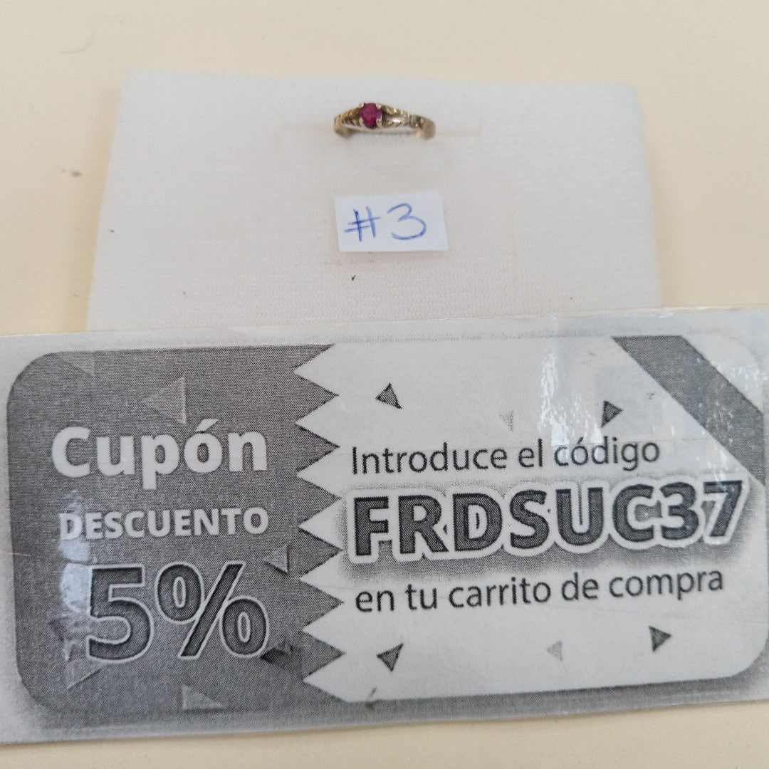 ANILLITO ORO 8 K 0.5 GRMS (SEMINUEVO)