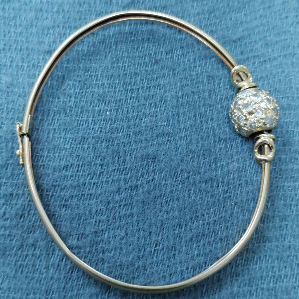 PULSERA RIGIDA ORO 14 K 6.7 GRMS (SEMINUEVO)