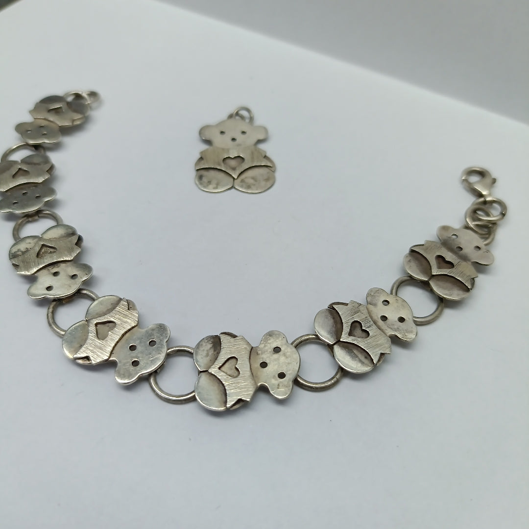 DIJE,PULSERA PLATA 15,30 GRMS (SEMINUEVO)