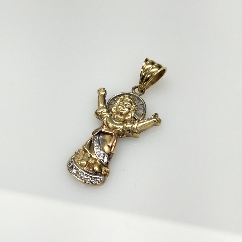 DIJE ORO COMBINADO 14 K 5,90 GRMS (SEMINUEVO)