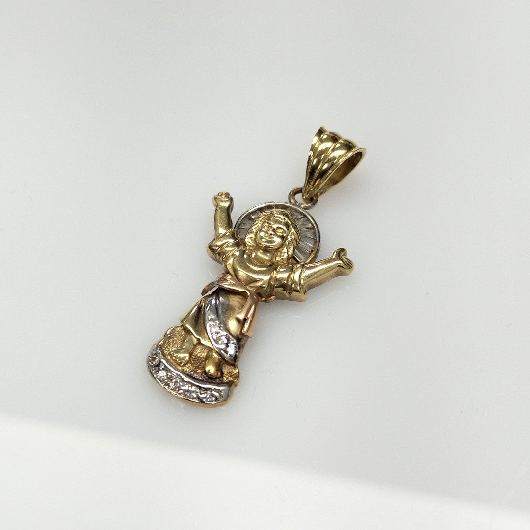 DIJE ORO COMBINADO 14 K 5,90 GRMS (SEMINUEVO)