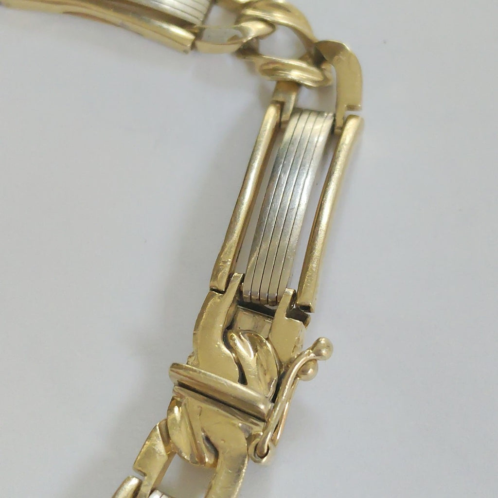 PULSERA ORO, ORO COMBINADO 14 K 23 GRMS (SEMINUEVO)