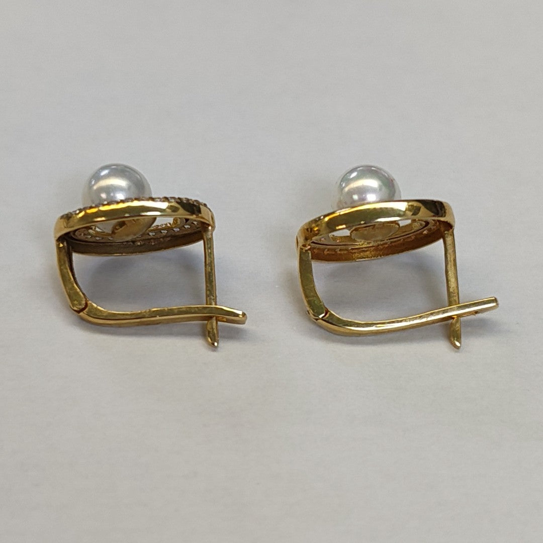 BROQUELES ORO 14K 3.9 (NUEVO)