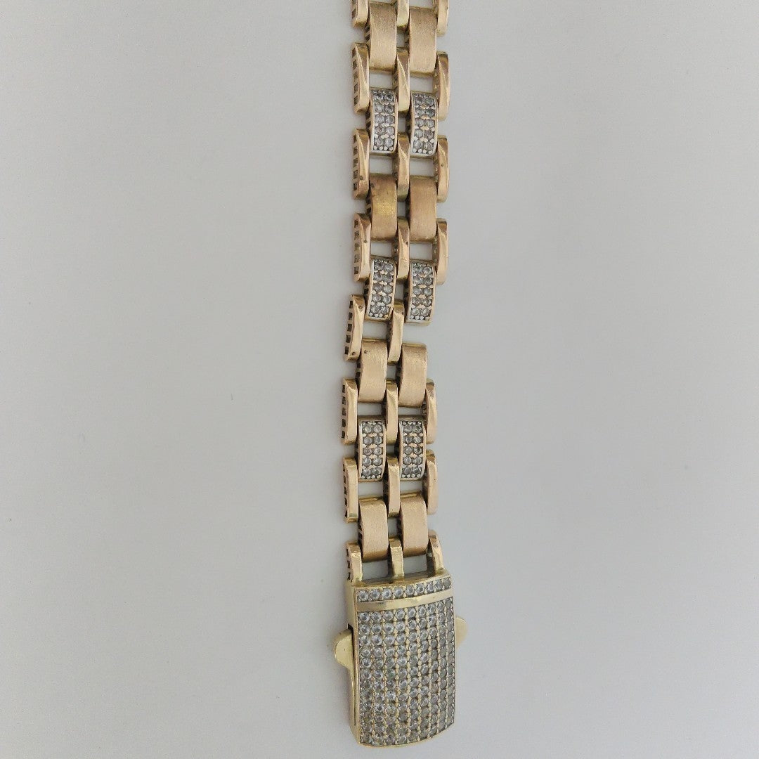 PULSERA ORO COMBINADO 10 K 19,60 GRMS (SEMINUEVO)