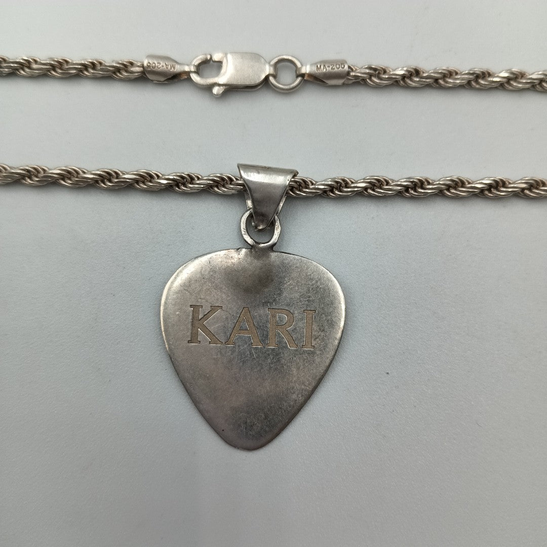 CADENA, DIJE PLATA 9.7 GRMS (SEMINUEVO)