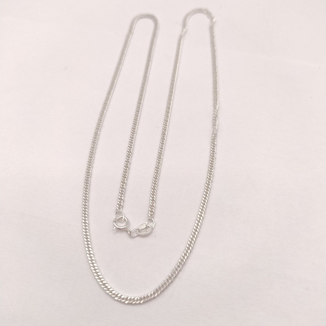CADENA BARBADA PLATA .925 50 CM 4.12 GR (NUEVO)