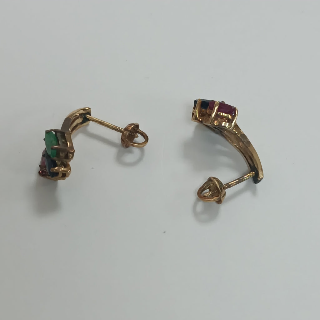 ARETES PAR ORO 12 K 3,00 GRMS (SEMINUEVO)