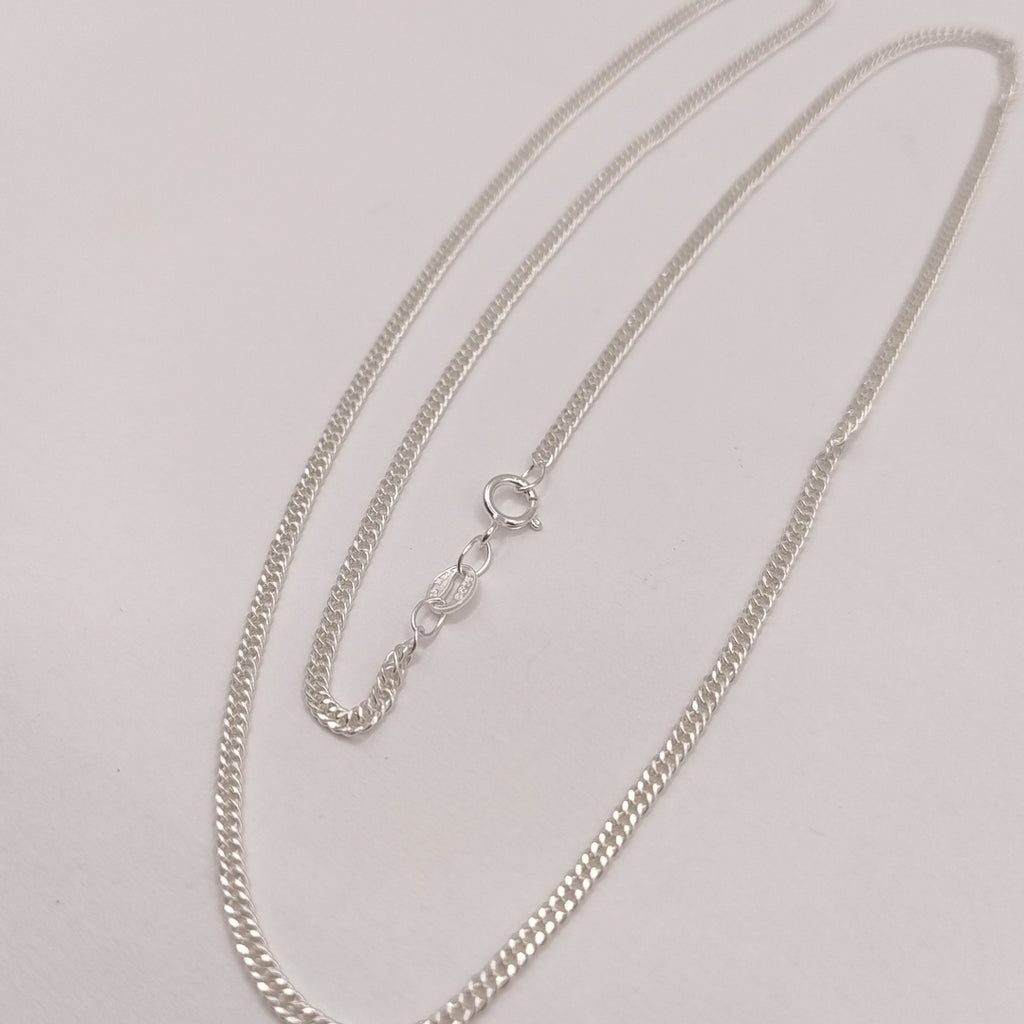 CADENA BARBADA PLATA .925 50 CM 4.12 GR (NUEVO)