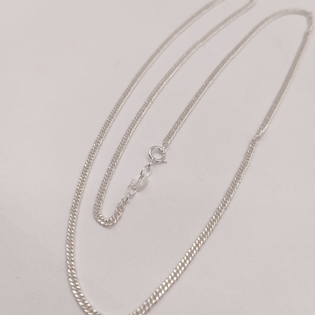 CADENA BARBADA PLATA .925 50 CM 4.12 GR (NUEVO)