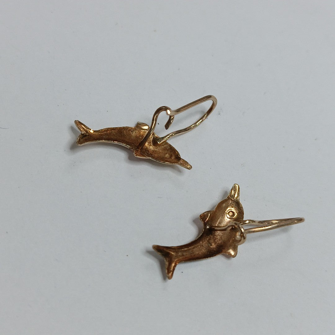 ARETES PAR ORO 14 K 1.1 GRMS (SEMINUEVO)