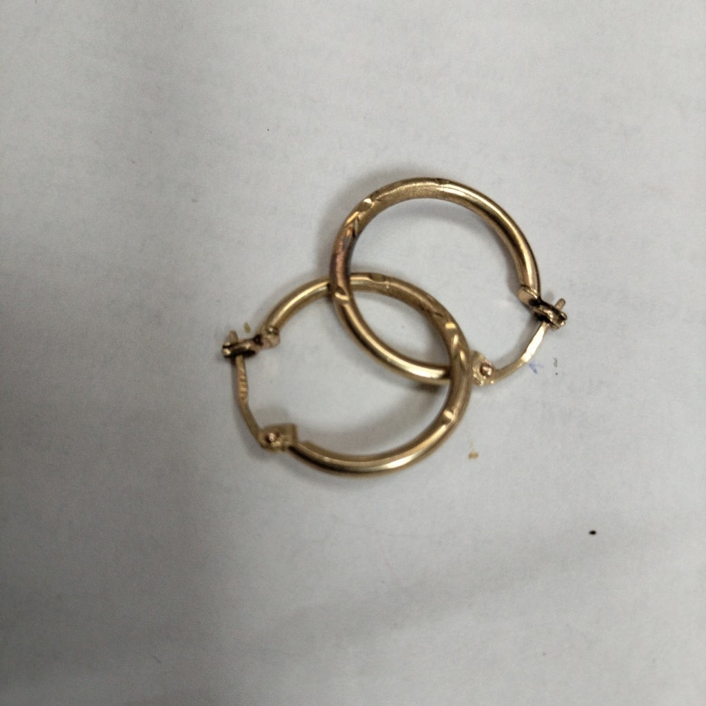ARRACADAS PAR ORO 14 K 1,80 GRMS (SEMINUEVO)