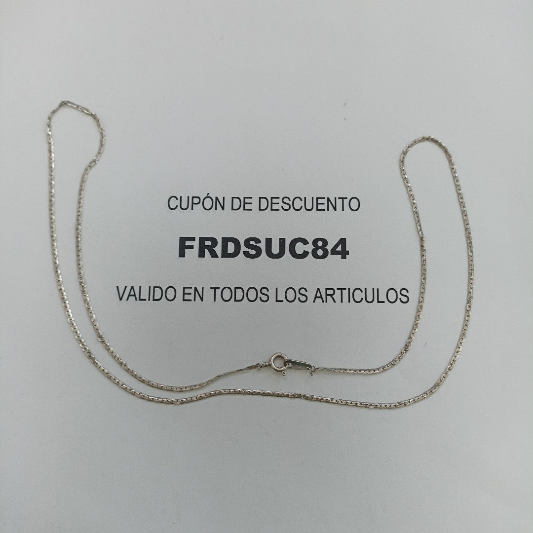 CADENA PLATA 3.3 GRMS (SEMINUEVO)
