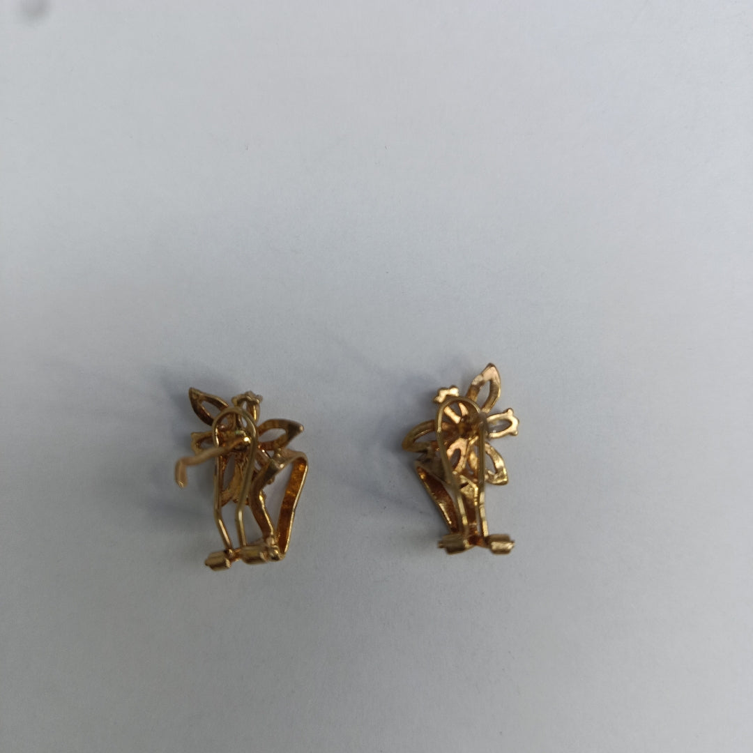 ARETES PAR ORO 10 K 3.8 GRMS (SEMINUEVO)