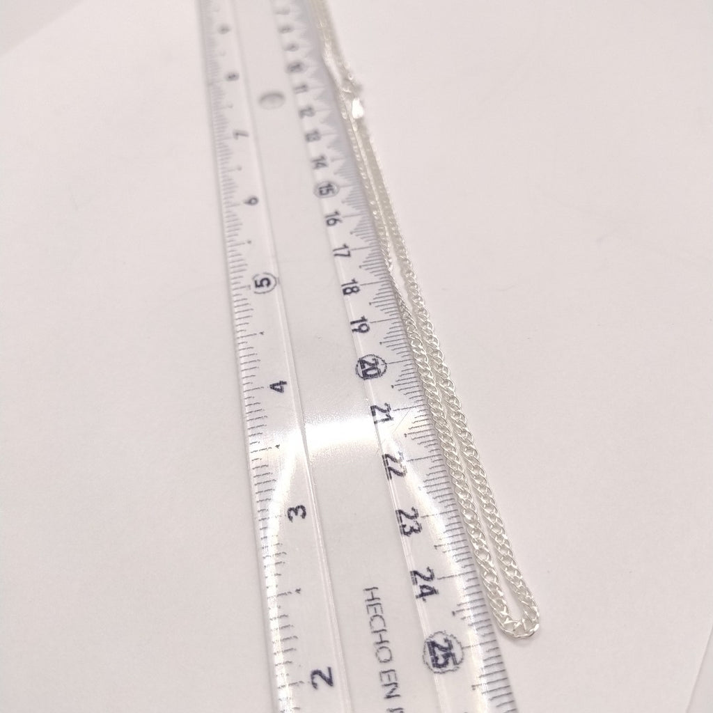 CADENA DOBLE ESLABON PLATA .925 50 CM 3.63 GR (NUEVO)