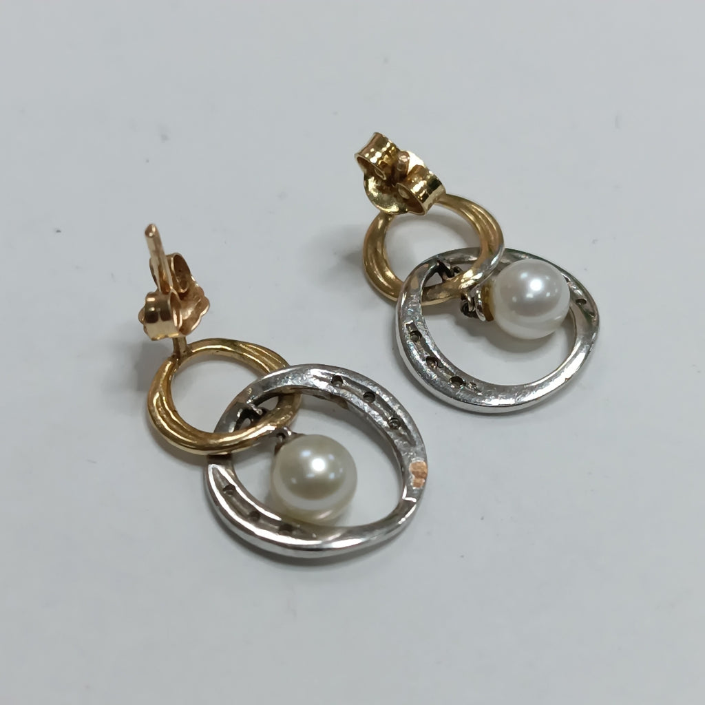 ARETES PAR ORO 14 K 3.1 GRMS (SEMINUEVO)