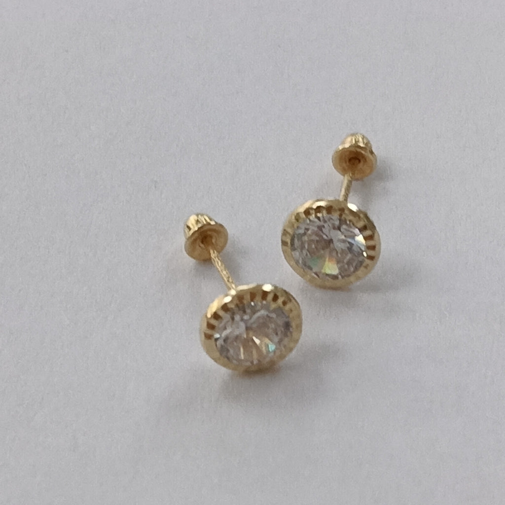 BROQUELES PAR ORO 14 K 0.8 GRMS (SEMINUEVO)