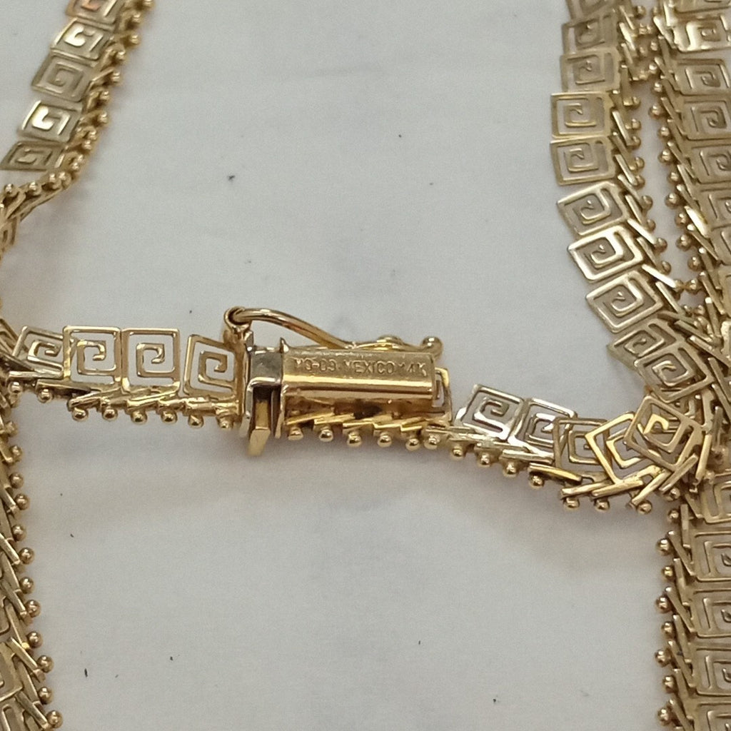 GARGANTILLA ORO 14 K 9.1 GRMS (SEMINUEVO)