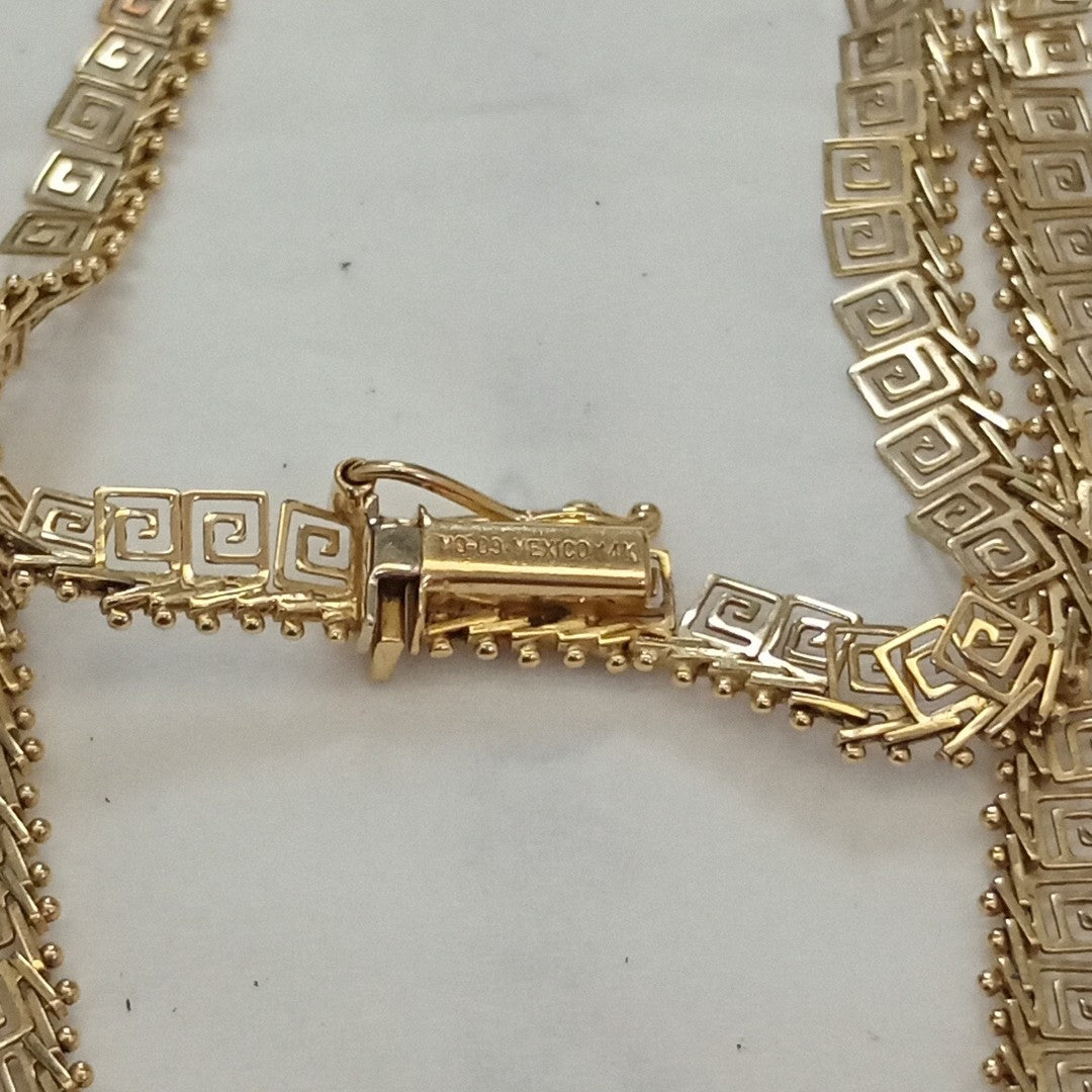 GARGANTILLA ORO 14 K 9.1 GRMS (SEMINUEVO)