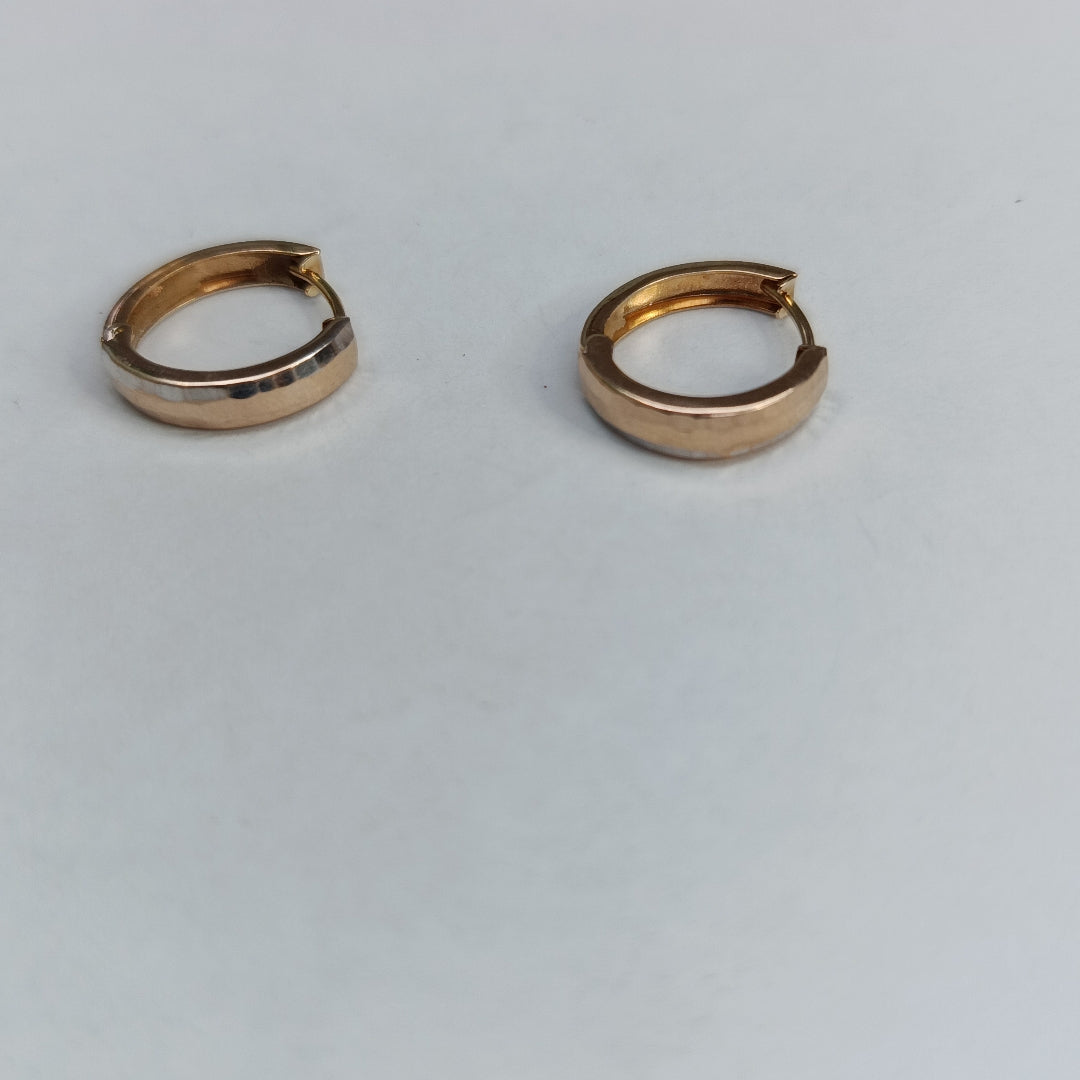 ARRACADAS PAR ORO 14 K 1.7 GRMS (SEMINUEVO)