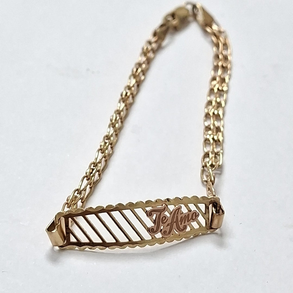 ESCLAVA ORO 10 K 3.8 GRMS (SEMINUEVO)