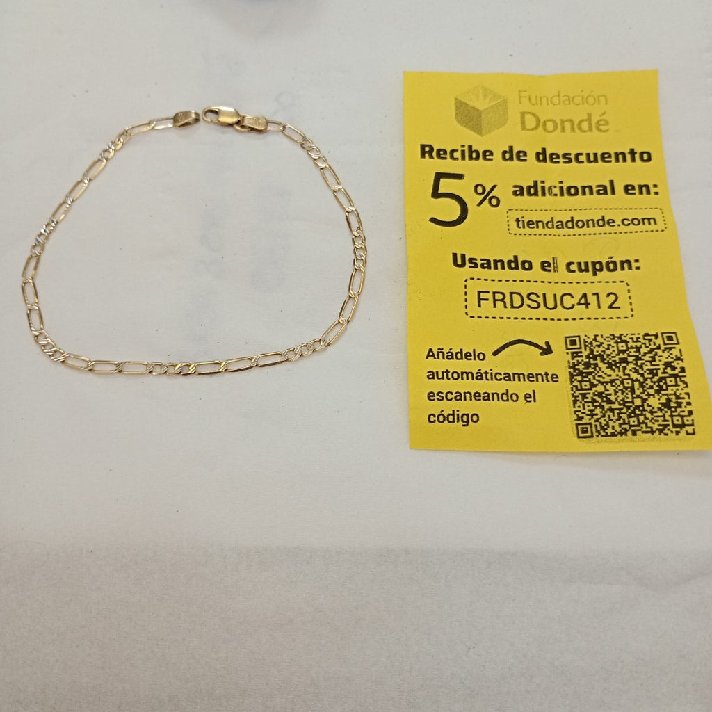PULSERA ORO 14 K 1.5 GRMS (SEMINUEVO)