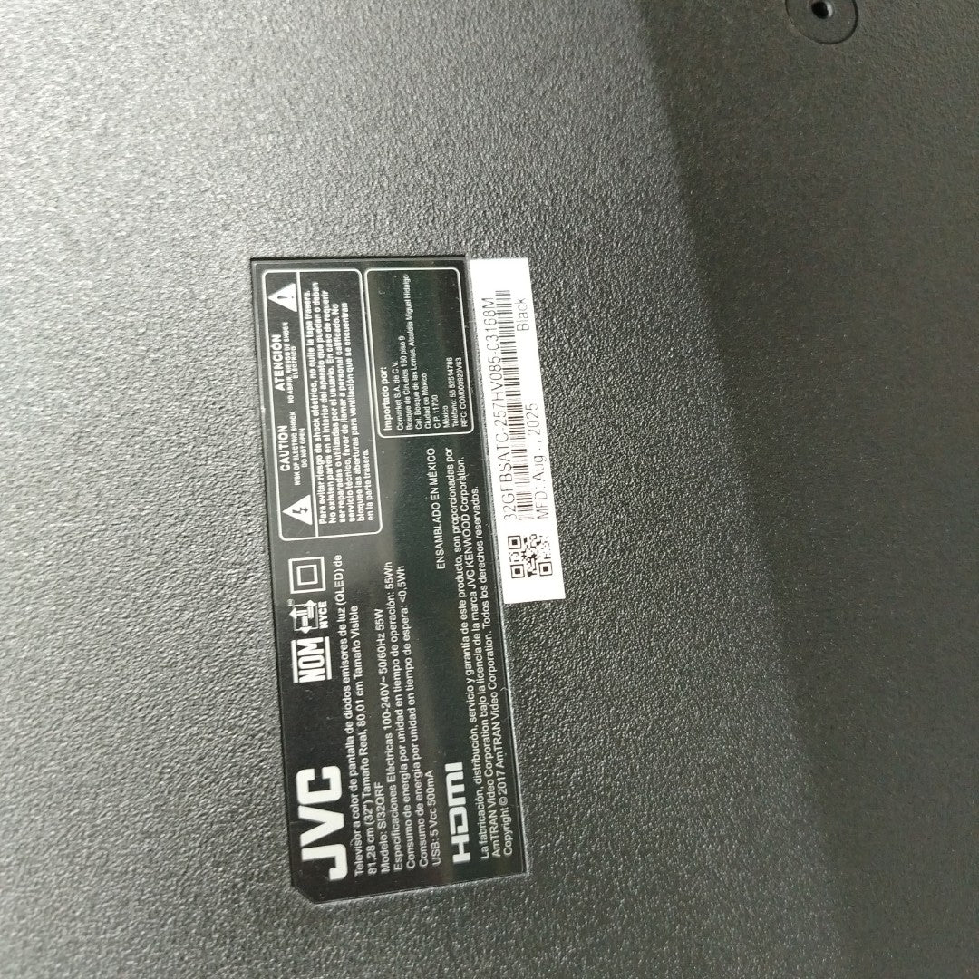 PANTALLA JVC SI32QRF (2025) 32" QLED 4K (SEMINUEVO)