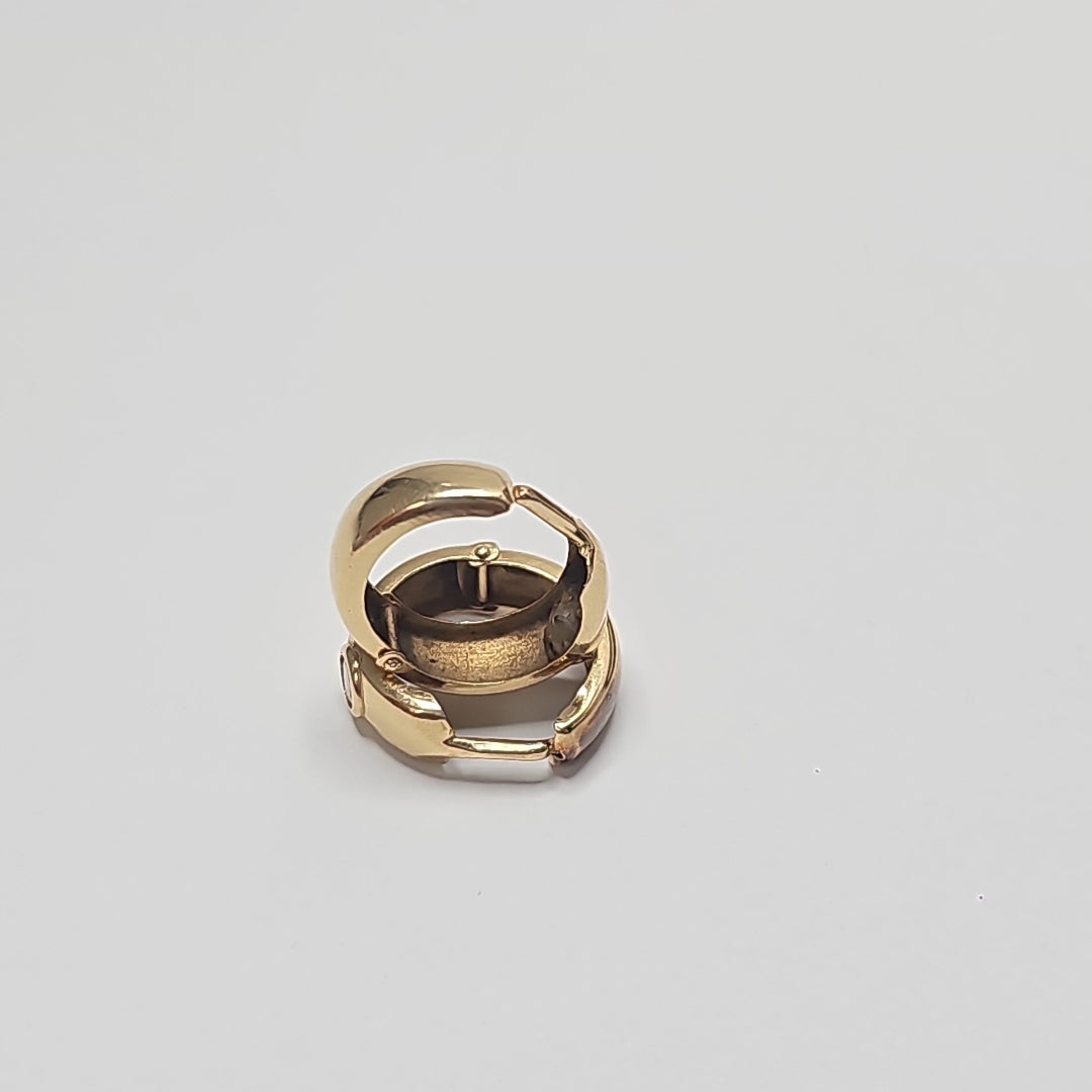 ARRACADAS PAR ORO 14 K 2 GRMS (SEMINUEVO)